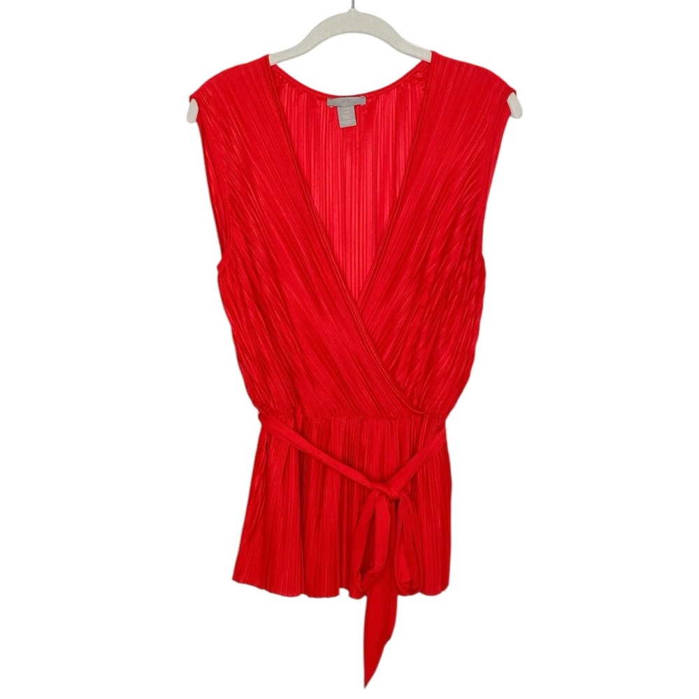 H&M Pleated Surplice Top - Picture 1 of 9